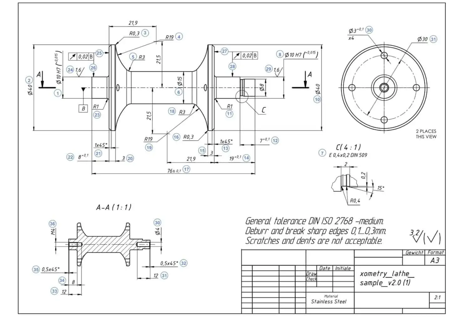 How To Prepare A Perfect Technical Drawing | Xometry Europe