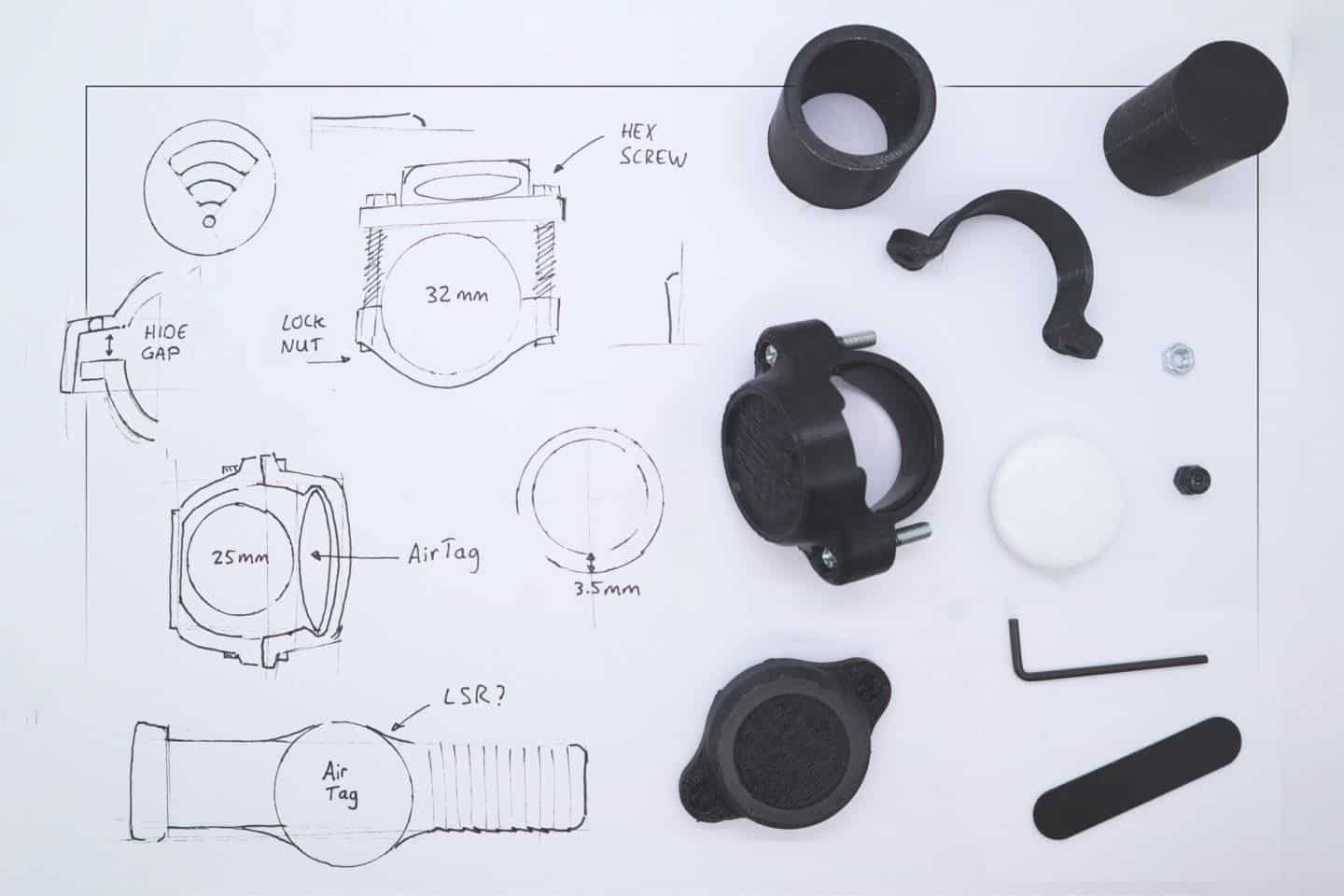 Support de cage imprimé 3D pour Apple AirTag -  France