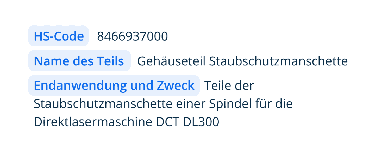 HS Codes für den Internationalen Versand Xometry Europe