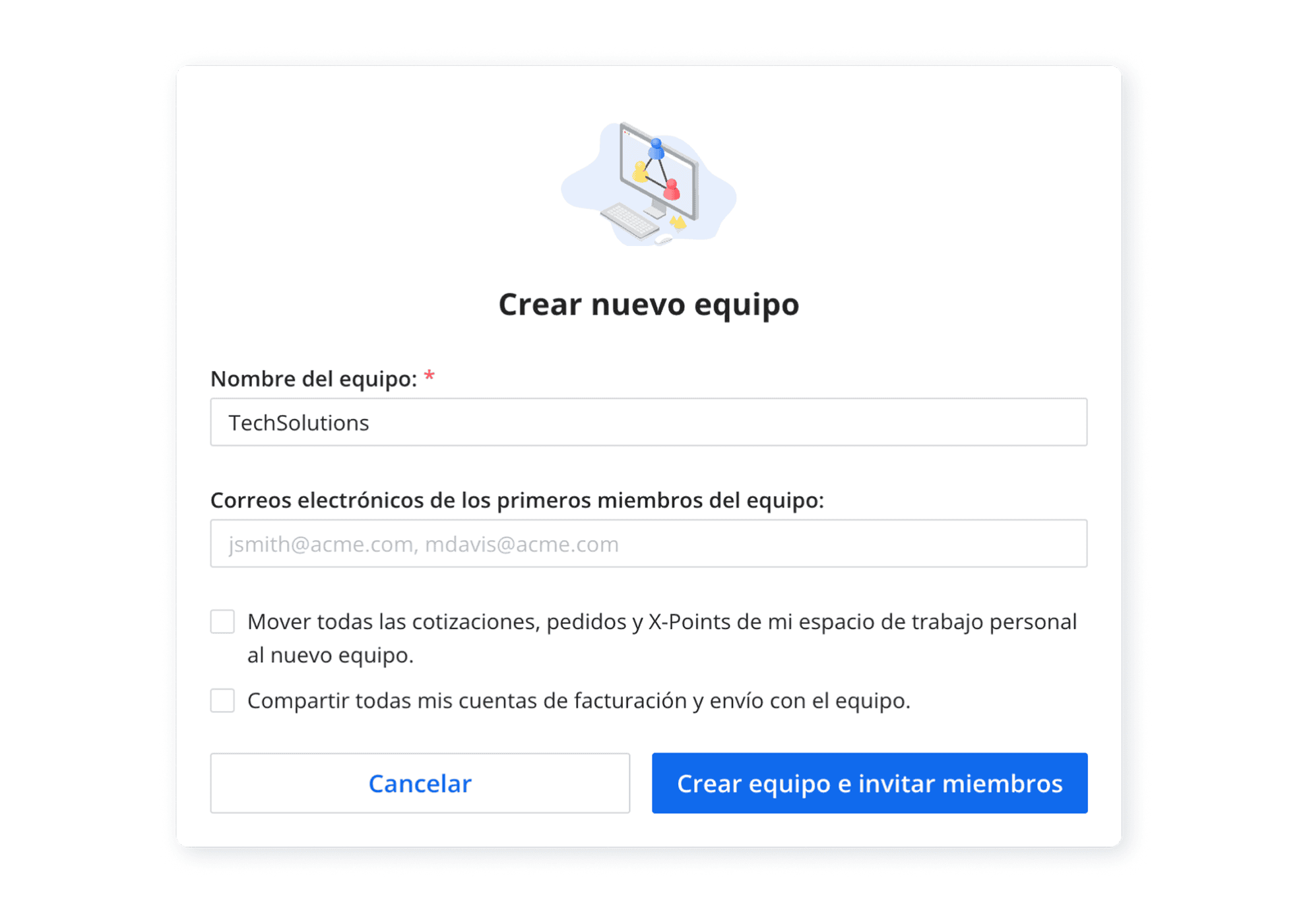 1. Acceda a su cuenta Xometry