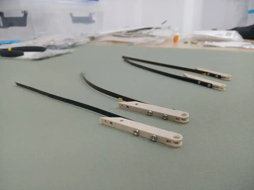 PEEK CNC machined features attached to the antenna manufactured by Xometry