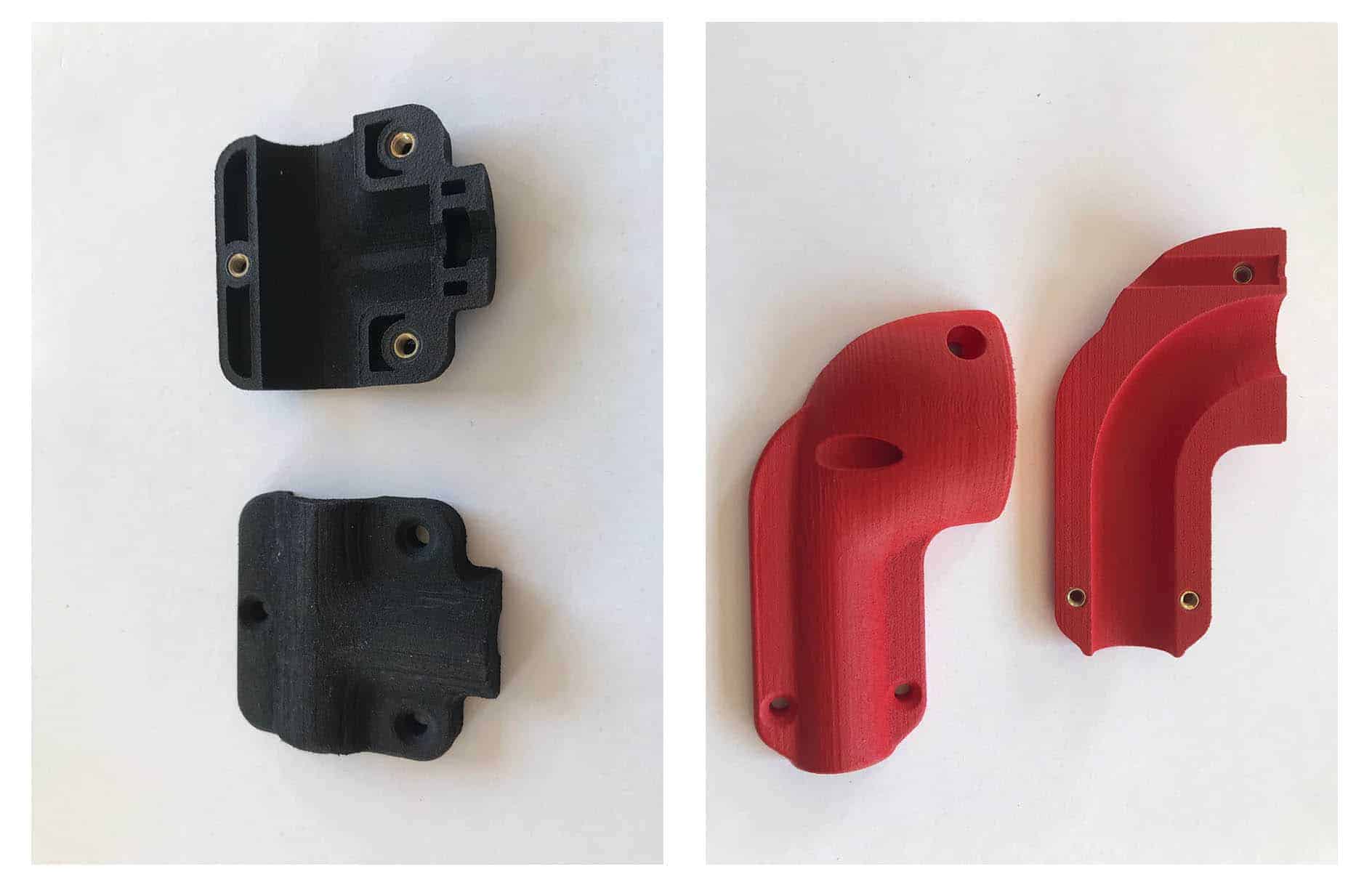 3D-printed parts produced via Xometry for Mapix